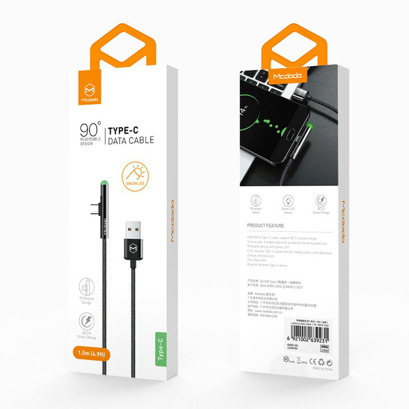 کابل Mcdodo CA-6390 QC3 Type-C 1.5m