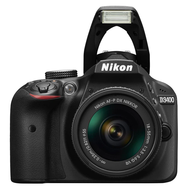 دوربین دیجیتال Nikon D3400 + لنز 18-55 میلی متر AF F/3.5 VR