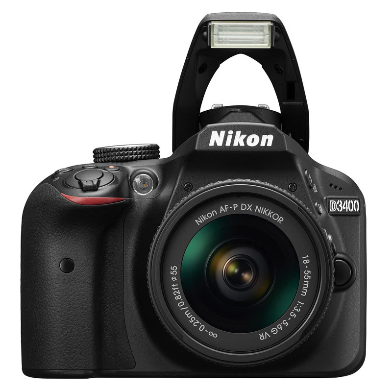 دوربین دیجیتال Nikon D3400 + لنز 18-55 میلی متر AF F/3.5 VR