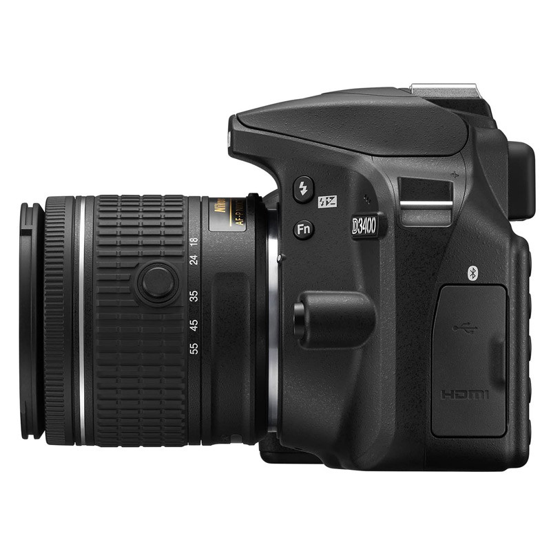 دوربین دیجیتال Nikon D3400 + لنز 18-55 میلی متر AF F/3.5 VR