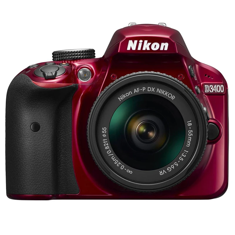 دوربین دیجیتال Nikon D3400 + لنز 18-55 میلی متر AF F/3.5 VR