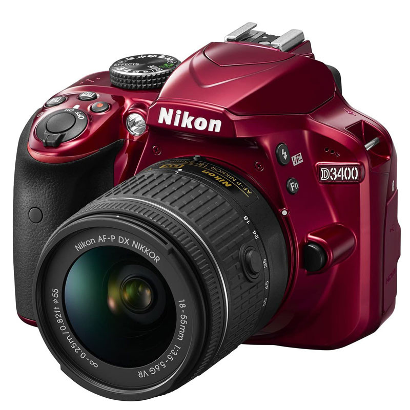 دوربین دیجیتال Nikon D3400 + لنز 18-55 میلی متر AF F/3.5 VR