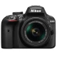 دوربین دیجیتال Nikon D3400 + لنز 18-55 میلی متر AF F/3.5 VR