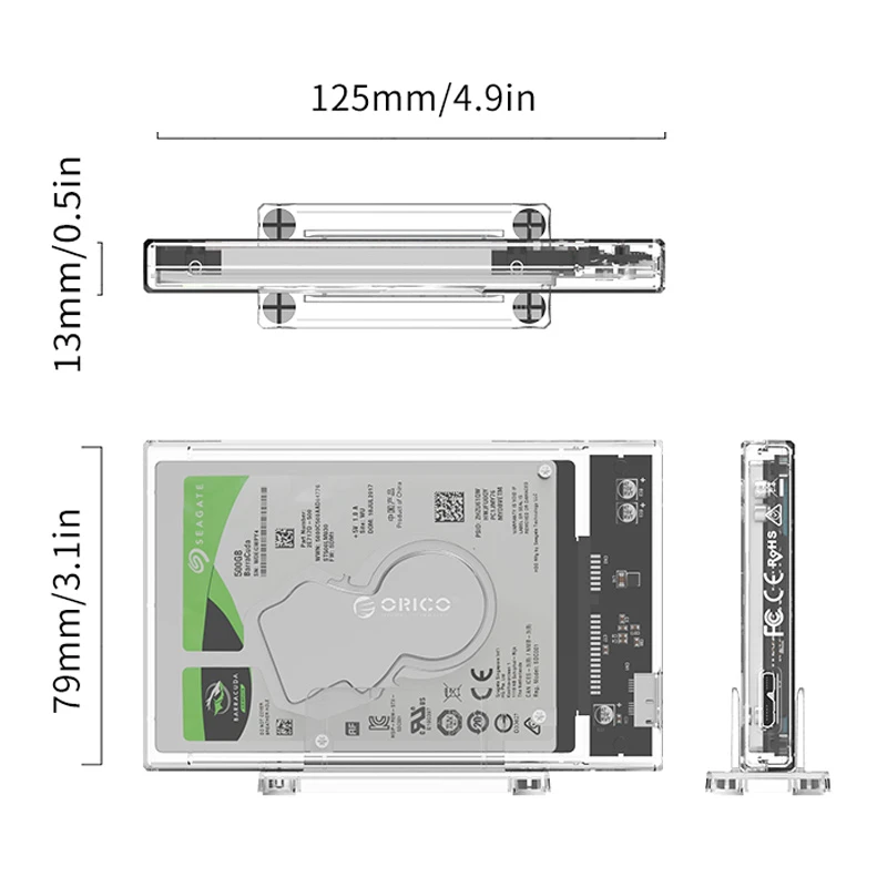 باکس هارد 2.5 اینچی HDD اوریکو 2159U3
