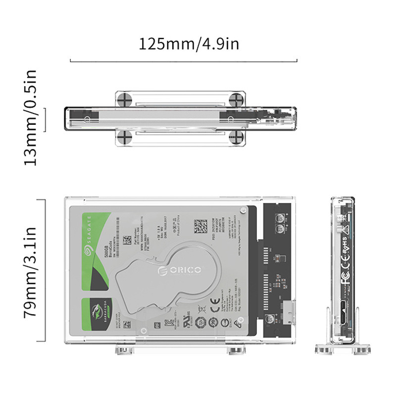 باکس هارد 2.5 اینچی HDD اوریکو 2159U3