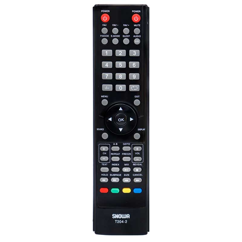 کنترل تلویزیون اسنوا SNOWA T204-2