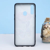 قاب طرحدار + پاپ سوکت Samsung A20s کد7 سری B