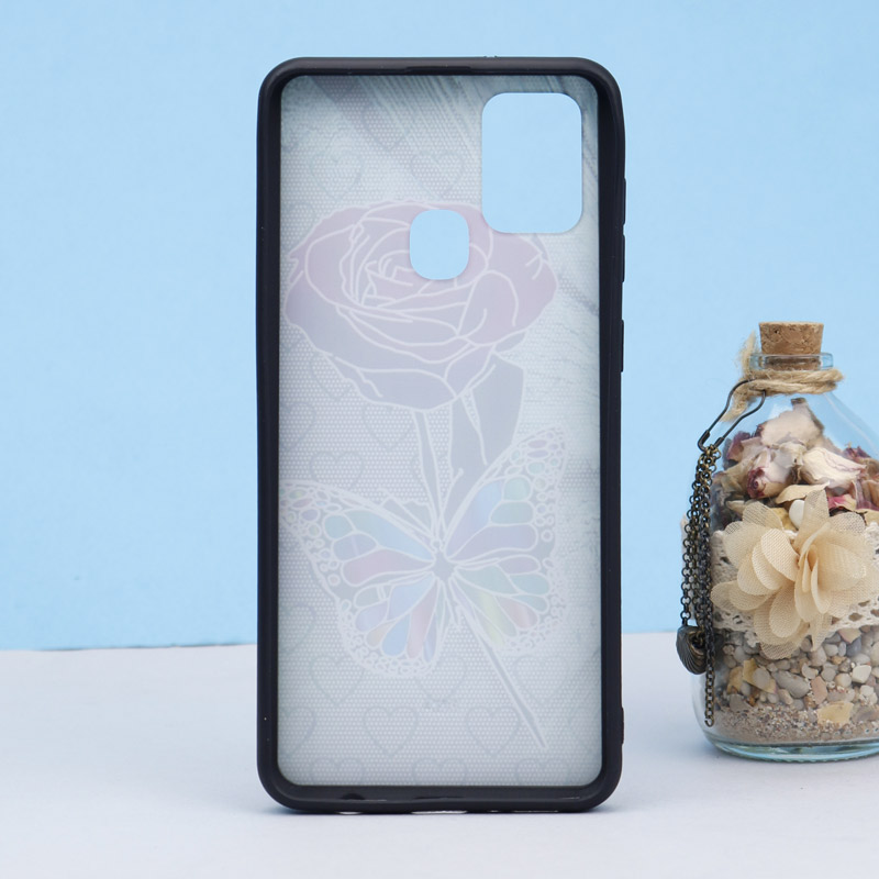 قاب طرحدار + پاپ سوکت Samsung A21s کد7 سری B
