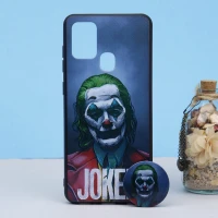 قاب طرحدار + پاپ سوکت Samsung A21s کد8 سری B