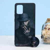 قاب طرحدار + پاپ سوکت Samsung A71 کد9 سری B