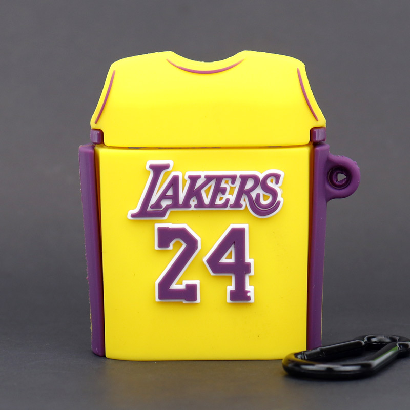محافظ ایرپاد سیلیکونی عروسکی Lakers24 زرد
