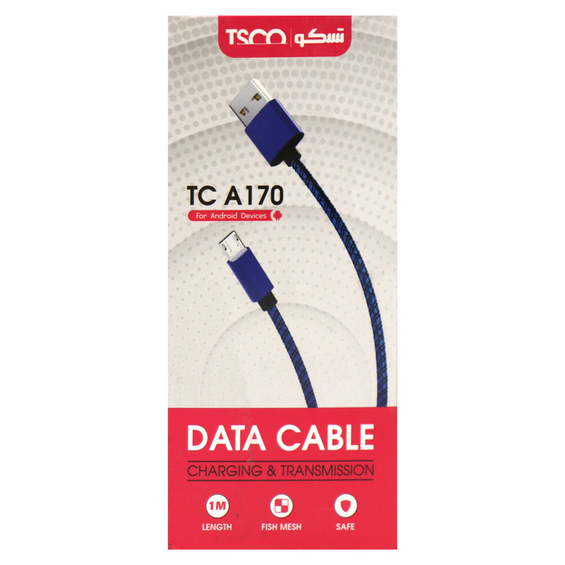 کابل کنفی میکرو یو اس بی TSCO TC A170 2.1A 1m