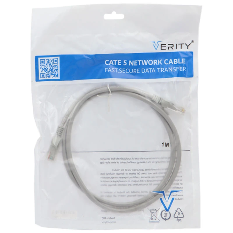 کابل شبکه Verity Cat5 1m