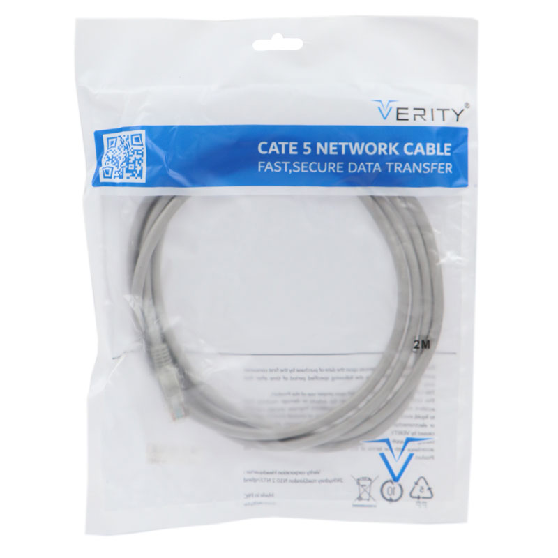 کابل شبکه Verity Cat5 2m 
