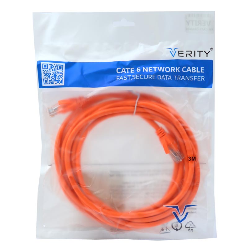 کابل شبکه Verity Cat6 3m 