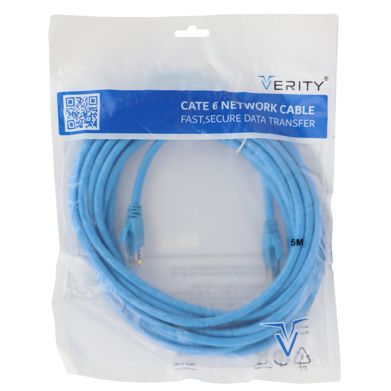 کابل شبکه Verity Cat6 Q3 5m