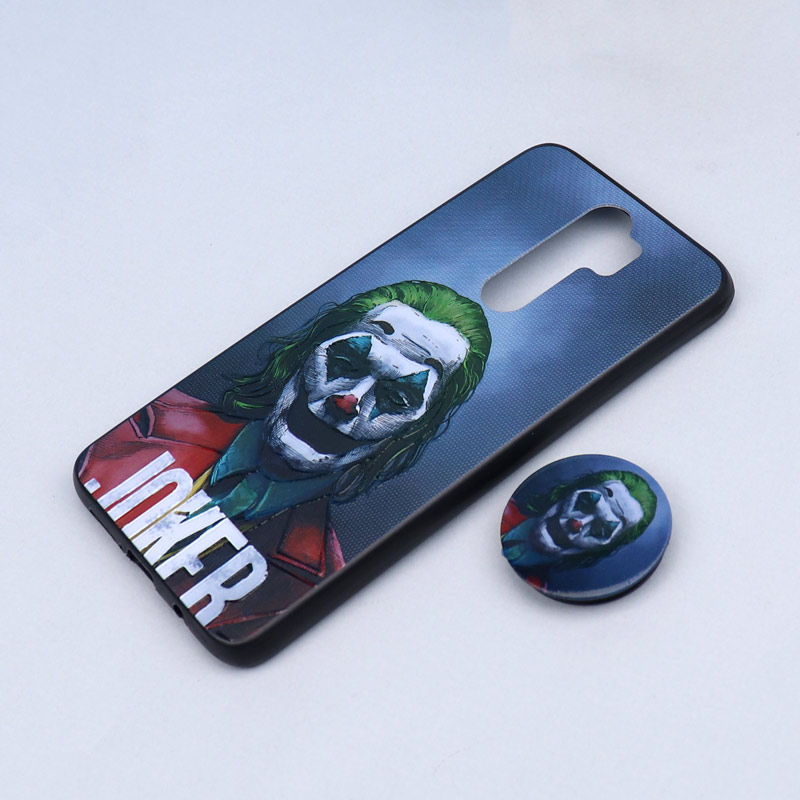 قاب طرحدار + پاپ سوکت Xiaomi Redmi Note 8 Pro کد8 سری B