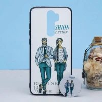 قاب طرحدار + پاپ سوکت Xiaomi Redmi Note 8 Pro کد6 سری B