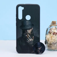 قاب طرحدار + پاپ سوکت Xiaomi Redmi Note 8 کد9 سری B