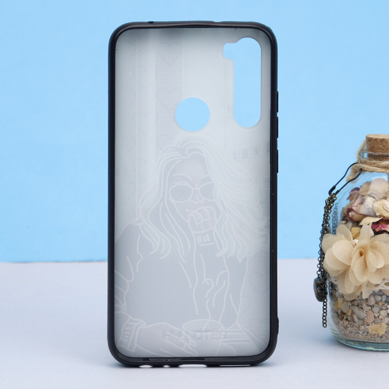 قاب طرحدار + پاپ سوکت Xiaomi Redmi Note 8 کد5 سری B