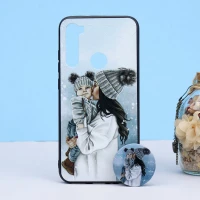 قاب طرحدار + پاپ سوکت Xiaomi Redmi Note 8 کد5 سری B