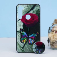 قاب طرحدار + پاپ سوکت Xiaomi Redmi Note 8 کد7 سری B