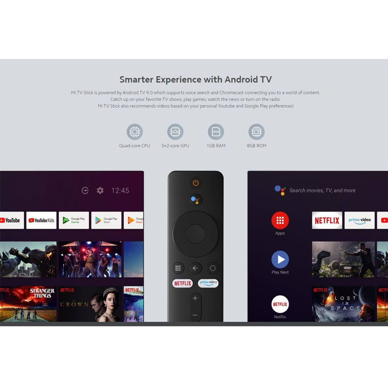 اندروید باکس Xiaomi TV Stick 4K MDZ-24-AA HDMI + ریموت کنترل