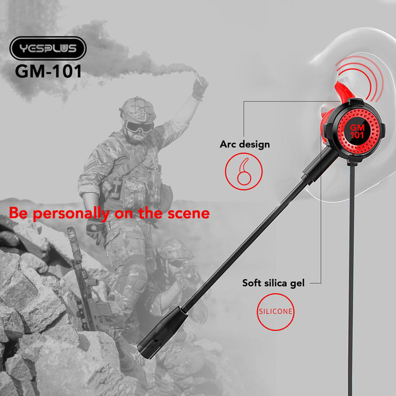 هندزفری سیمی گیمینگ یس پلاس GM-101