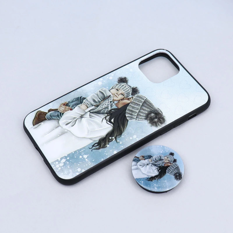 قاب طرحدار + پاپ سوکت iPhone 11 Pro کد5 سری B