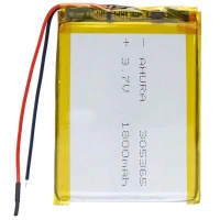 باتری لیتیوم 1800mAh 67*50*4mm 305365