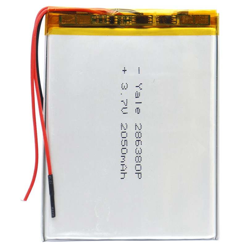 باتری لیتیوم 2050mAh 80*62*3mm 286380