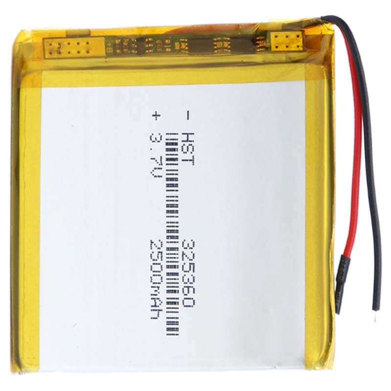 باتری لیتیوم 2500mAh 57*55*4mm 325360