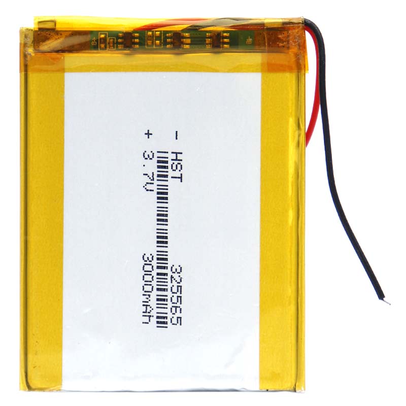 باتری لیتیوم 3000mAh 65*50*3mm 325565