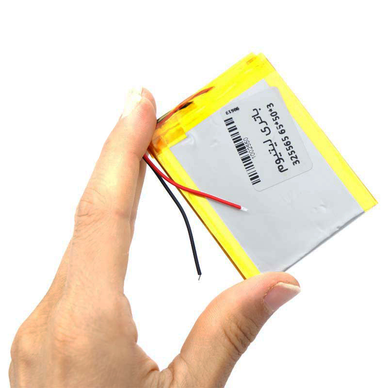 باتری لیتیوم 3000mAh 65*50*3mm 325565