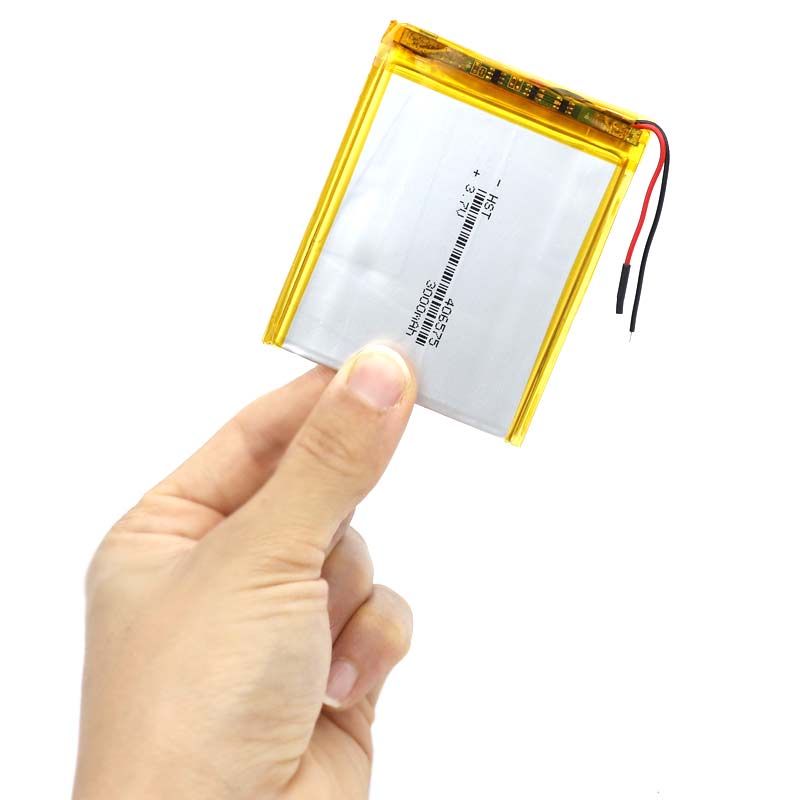 باتری لیتیوم 3000mAh 73*60*3mm 406575