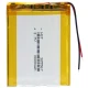 باتری لیتیوم 3000mAh 64*50*3mm 305567