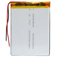 باتری لیتیوم 3000mAh 80*59*4mm 406080