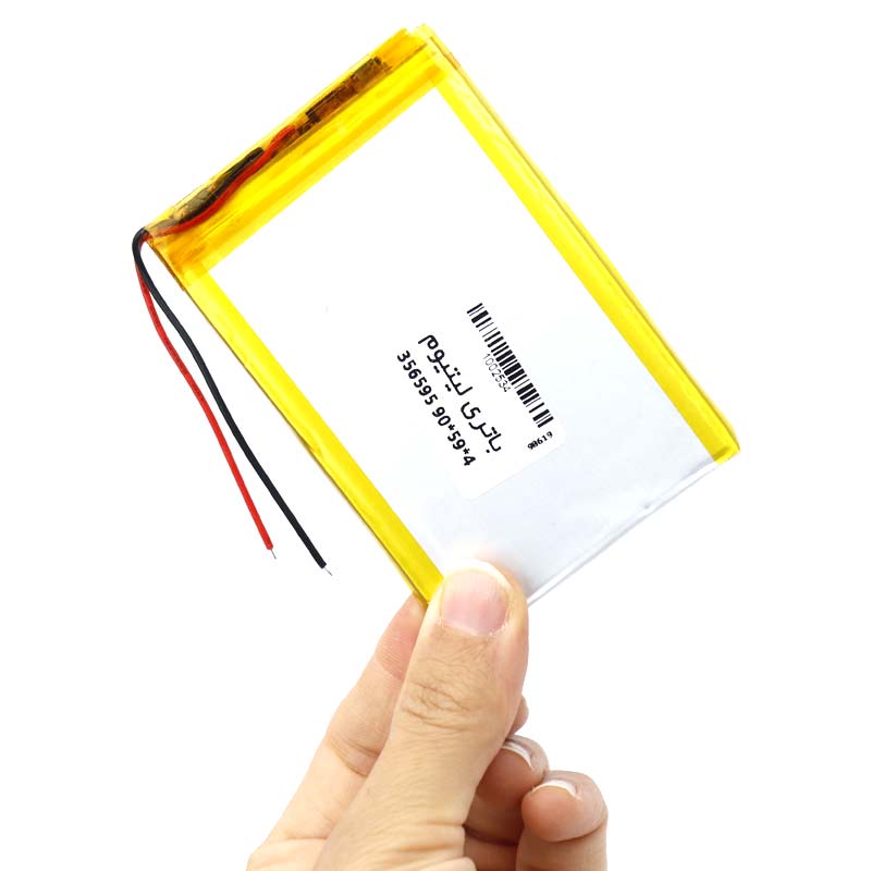 باتری لیتیوم 3500mAh 90*59*4mm 356595