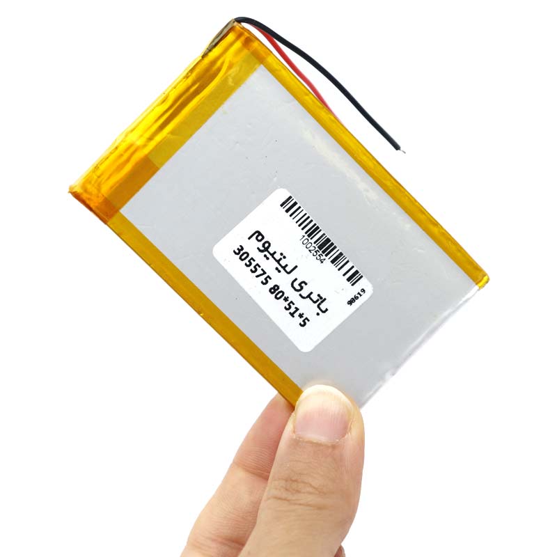 باتری لیتیوم 3500mAh 80*51*5mm 305575