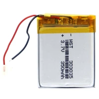 باتری لیتیوم 350mAh 34*23*4mm 303035