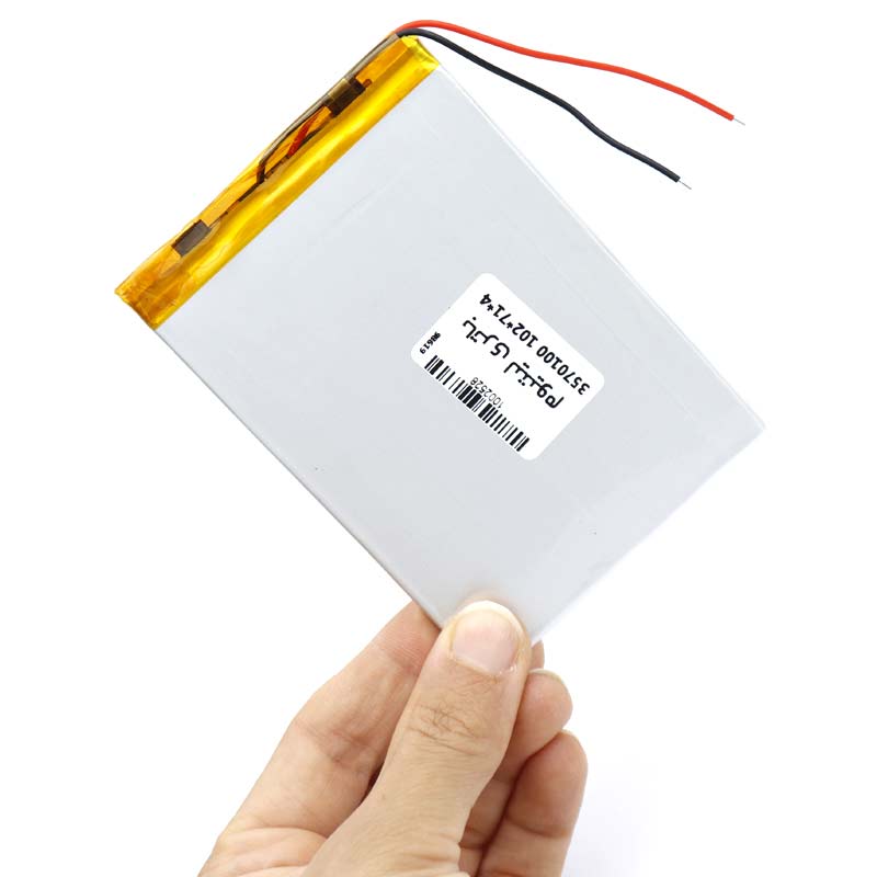 باتری لیتیوم 4000mAh 102*72*4mm 3570100
