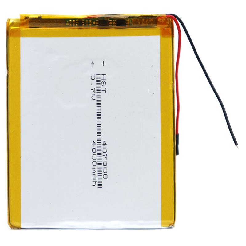 باتری لیتیوم 4000mAh 92*72*4mm 407080