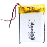 باتری لیتیوم 500mAh 34*24*6mm 602535