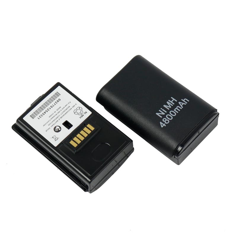 باتری و شارژر دسته بازی 2 کاره XBox 360 NI-MH 4800mAh