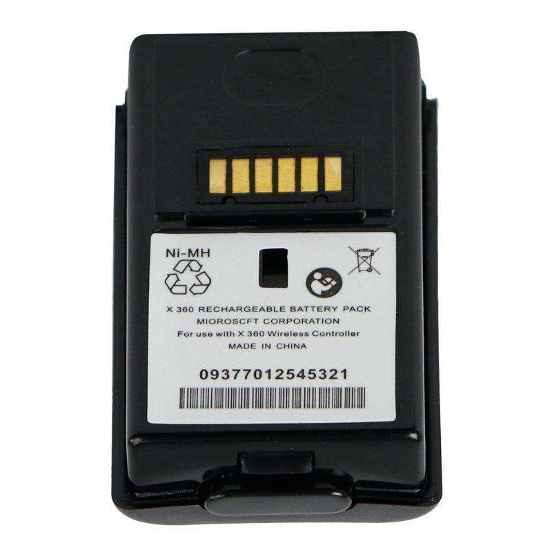 باتری و شارژر دسته بازی 2 کاره XBox 360 NI-MH 4800mAh