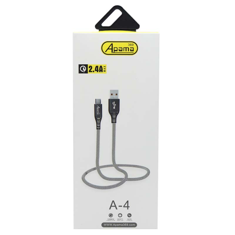 کابل آیفونی APAMA A-4 2.4A 1m