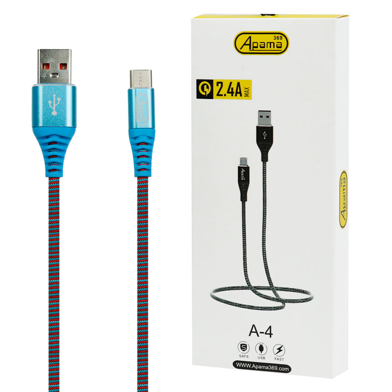 کابل APAMA A-4 Type-C 2.4A 1m