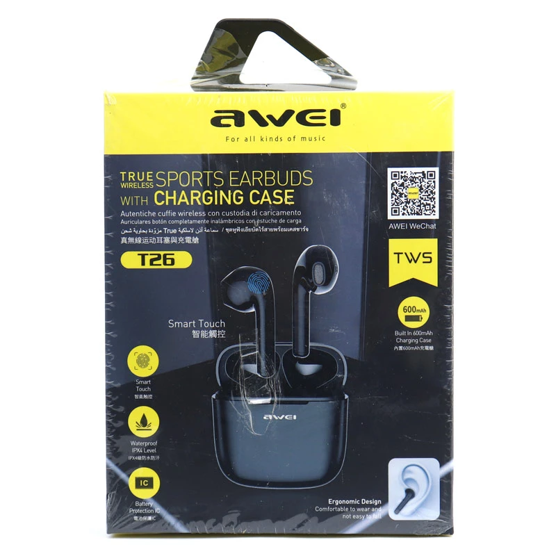 هندزفری بلوتوث دو تایی Awei Earbuds T26