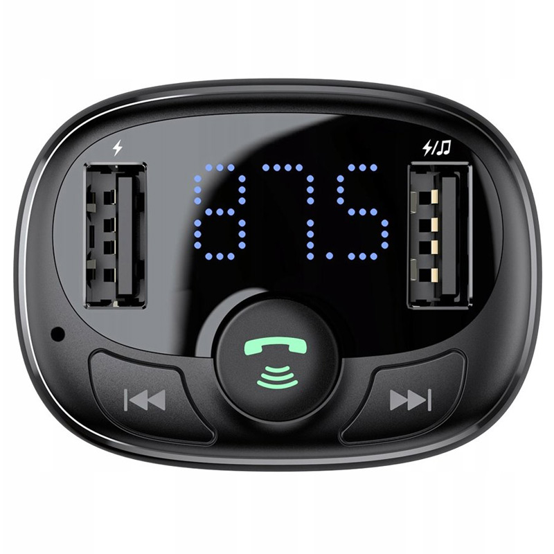FM Player بلوتوثی + شارژر فندکی Baseus T-Typed CCTM-01