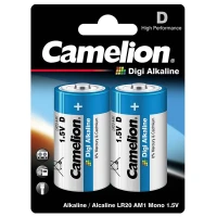 باتری دوتایی بزرگ Camelion Digi Alkaline 1.5V D